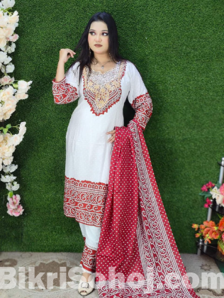 রেডিমেড গাড়ারা থ্রি পিস